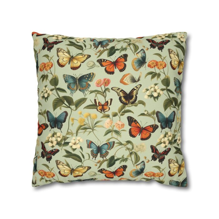 Butterfly Spun Polyester Square Pillowcase - Image 9