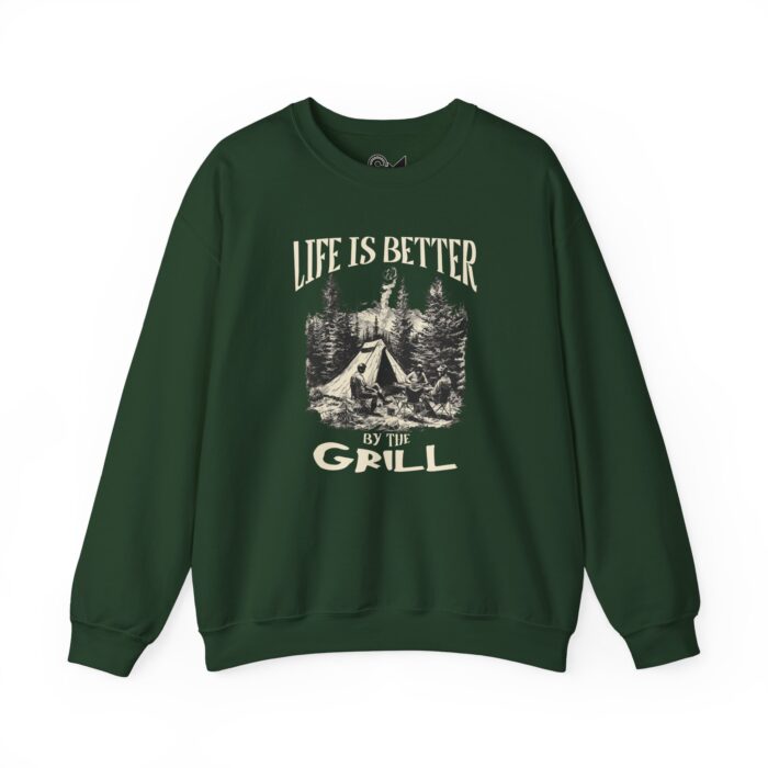 Life is better Unisex Heavy Blend™ Crewneck Sweatshirt - Image 13