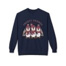 Frosty friends forever  Unisex Midweight Softstyle Fleece Crewneck Sweatshirt