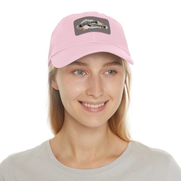 Elegantly wasted Hat with Leather Patch (Rectangle) - Image 20