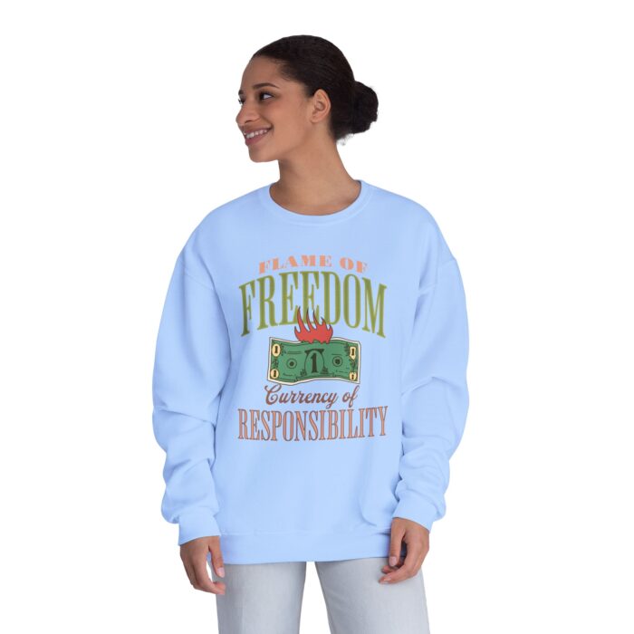 Currency of freedom Unisex NuBlend® Crewneck Sweatshirt - Image 24