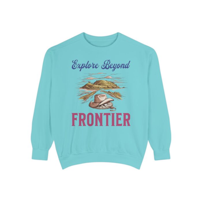 Explore beyond Unisex Garment-Dyed Sweatshirt - Image 5
