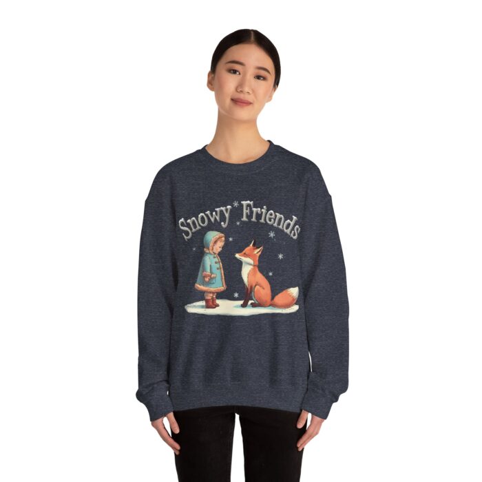 Snowy Friends Unisex Heavy Blend™ Crewneck Sweatshirt - Image 28