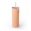 GRACE HERITAGE Skinny Tumbler with Straw, 20oz