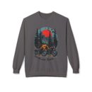 Ride the wild roads Unisex Midweight Softstyle Fleece Crewneck Sweatshirt
