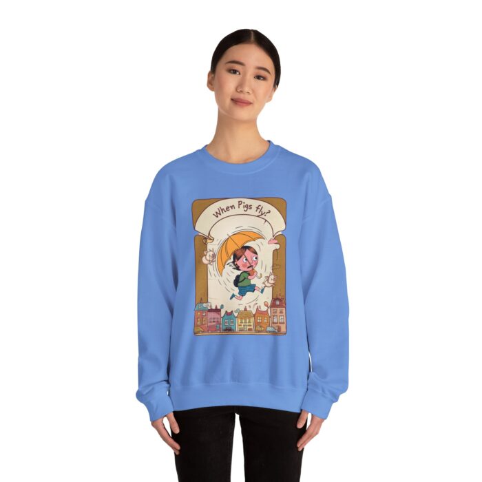When pigs fly? Unisex Heavy Blend™ Crewneck Sweatshirt - Image 24