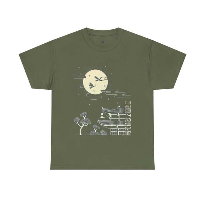Korean traditional pattern Unisex Heavy Cotton Tee - Image 5