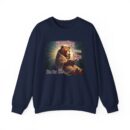 Reading brightens life, even the bear Unisex Heavy Blend™ Crewneck Sweatshirt