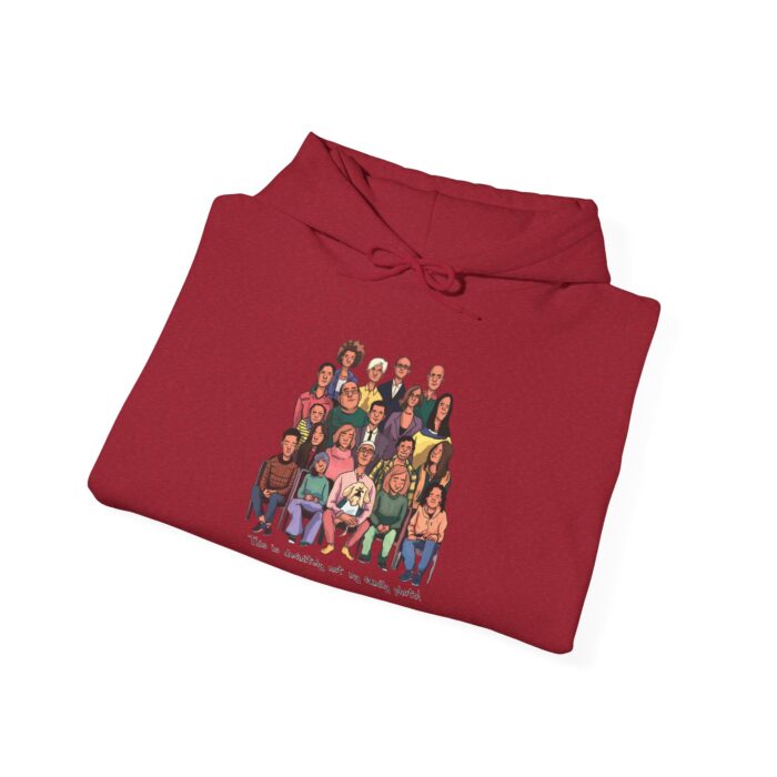 Definitely not my family photo Unisex Heavy Blend™ Hooded Sweatshirt - Image 44