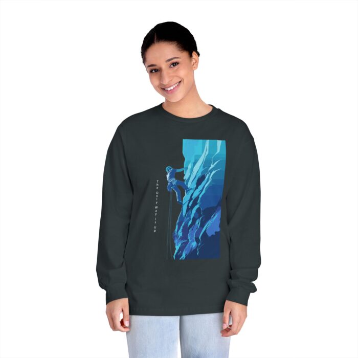 The only way is up Unisex Classic Long Sleeve T-Shirt - Image 4