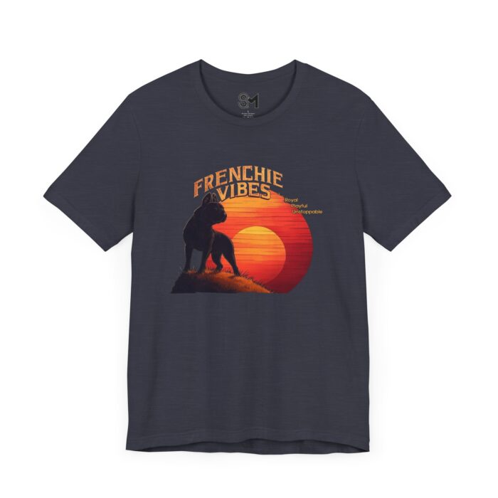 FRENCHIE VIBES Unisex Jersey Short Sleeve Tee - Image 23