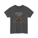 Courage is built through fear Unisex Heavy Cotton Tee