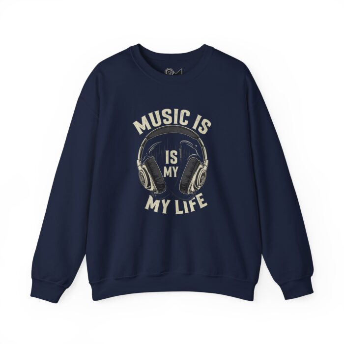 Music is my life Unisex Heavy Blend™ Crewneck Sweatshirt - Image 9