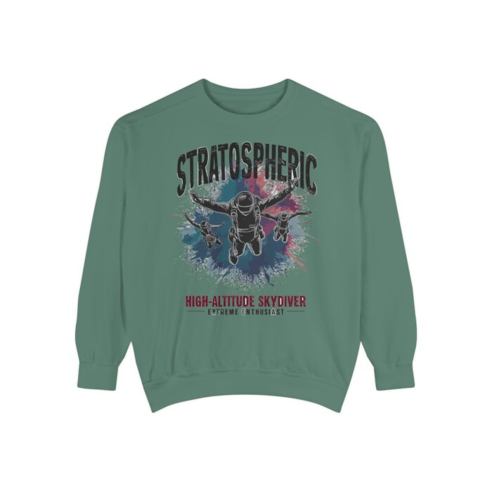 Sky Diver Unisex Garment-Dyed Sweatshirt - Image 9