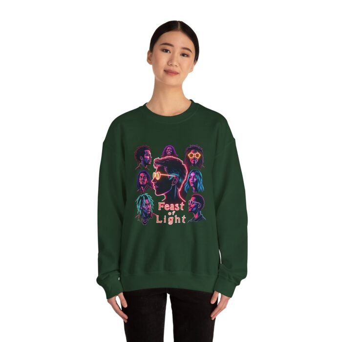 Feast of light Unisex Heavy Blend™ Crewneck Sweatshirt - Image 8