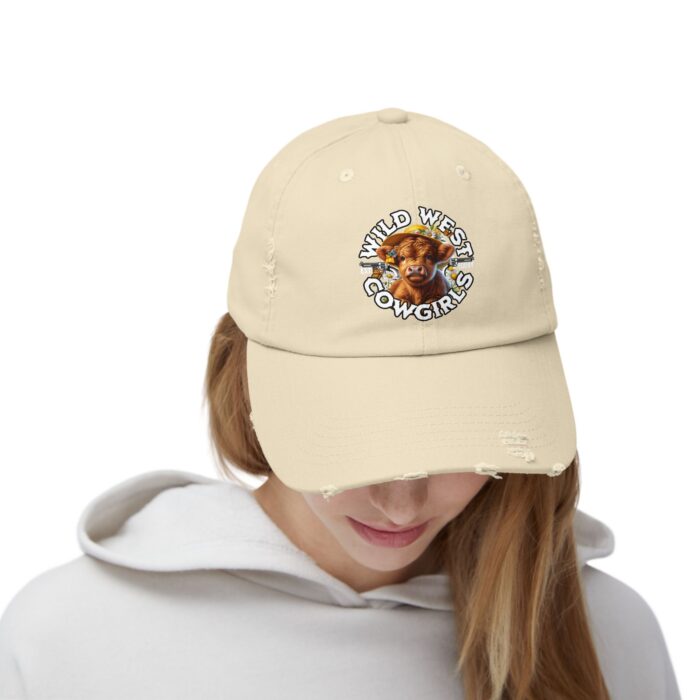 Wild West Cow Girls Unisex Distressed Cap - Image 8