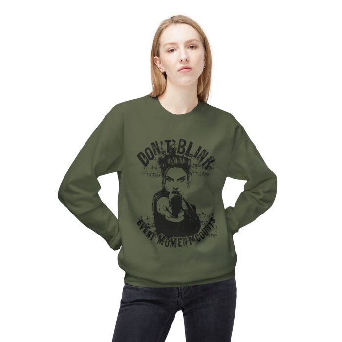 Don't Blink Unisex Midweight Softstyle Fleece Crewneck Sweatshirt - Image 7