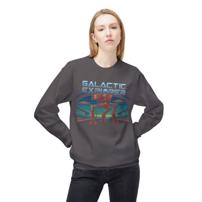Galactic explorer Unisex Midweight Softstyle Fleece Crewneck Sweatshirt - Image 15