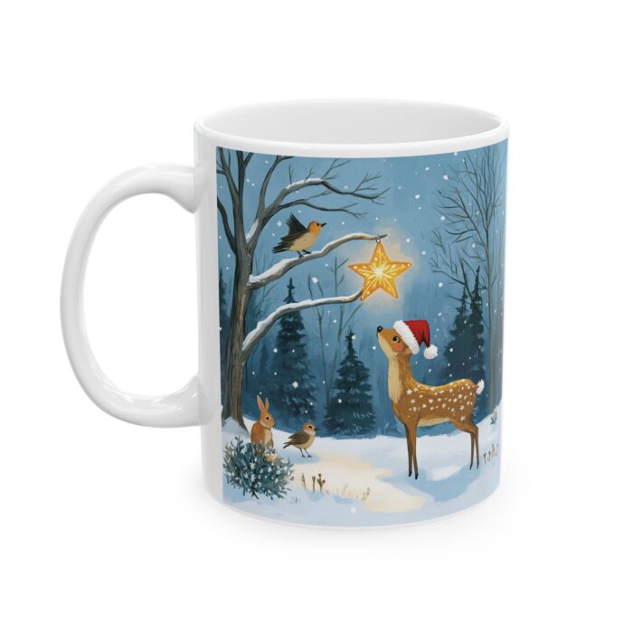 serene winter Ceramic Mug, (11oz, 15oz) - Image 4