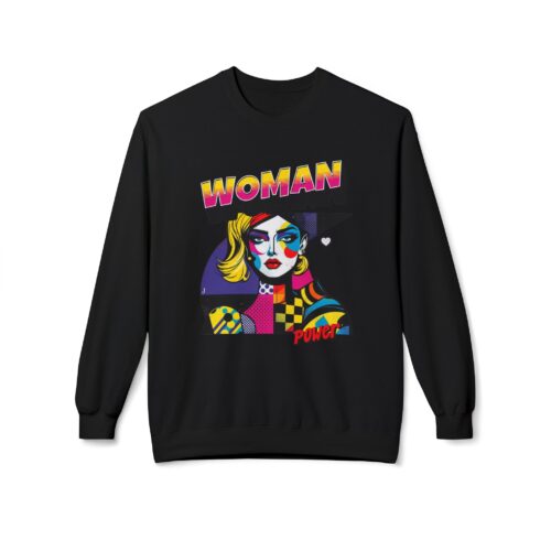 Woman Power Unisex Midweight Softstyle Fleece Crewneck Sweatshirt
