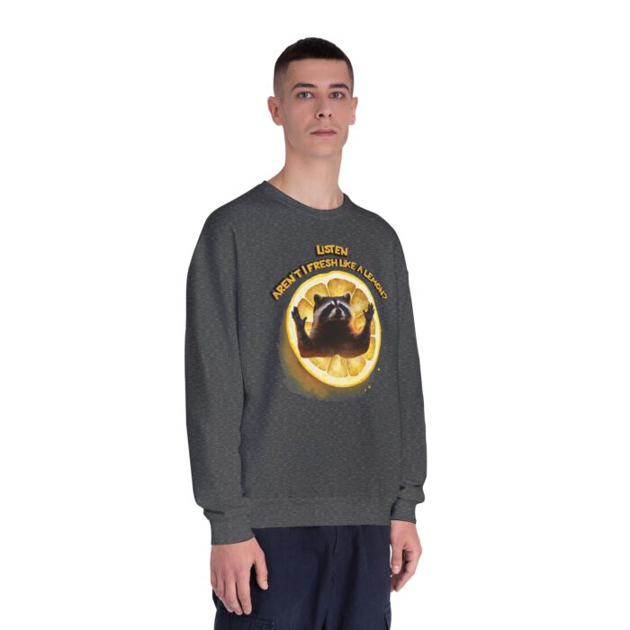 Lemonish racoon Unisex NuBlend® Crewneck Sweatshirt - Image 7