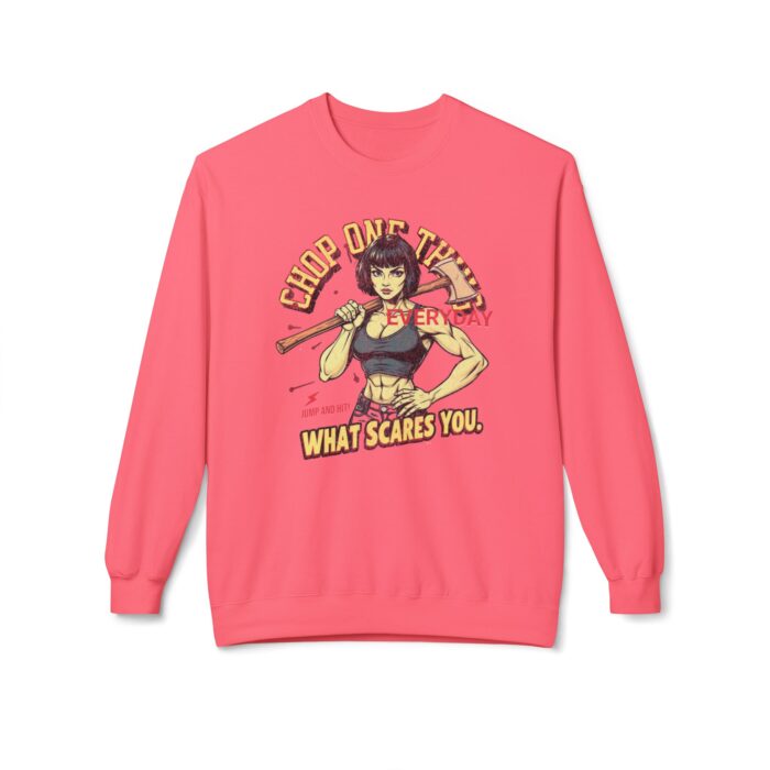 CHOP ONE THING Unisex Midweight Softstyle Fleece Crewneck Sweatshirt - Image 29