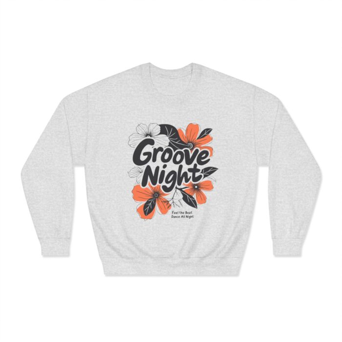 Groove night Unisex DryBlend® Crewneck Sweatshirt - Image 5