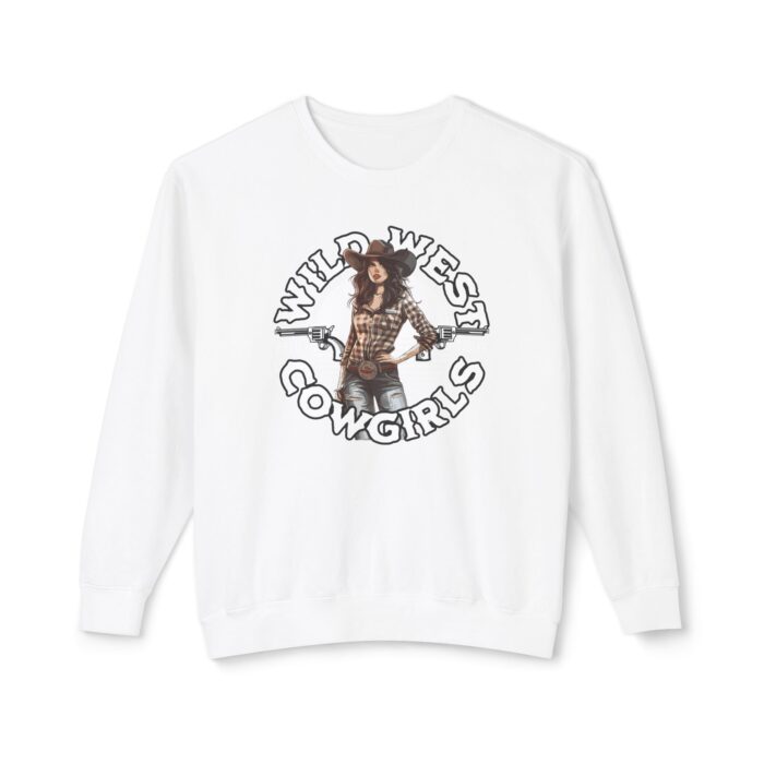 Wild West Cowgirls Unisex Lightweight Crewneck Sweatshirt