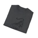 Vintage Tiger Graphic Unisex Softstyle T-Shirt – Perfect for Animal Lovers