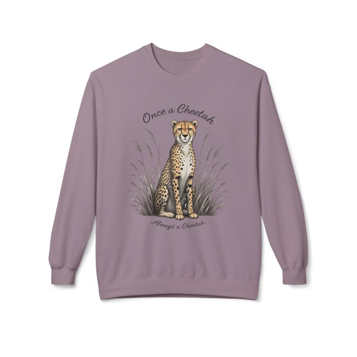 Always a cheetah Unisex Midweight Softstyle Fleece Crewneck Sweatshirt - Image 17