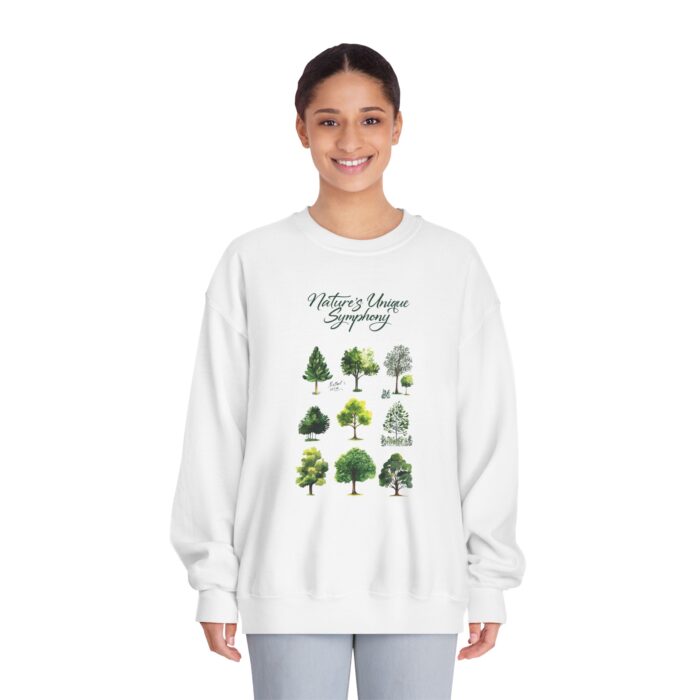 Nature's unique symphony Unisex DryBlend® Crewneck Sweatshirt - Image 3