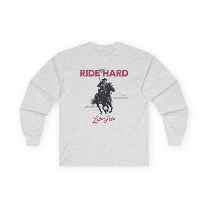 Ride hard Unisex Ultra Cotton Long Sleeve Tee - Image 4