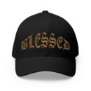 Blessed Embroidered Cap - Stylish Closed-Back Structured Hat for Faith and Everyday Wear