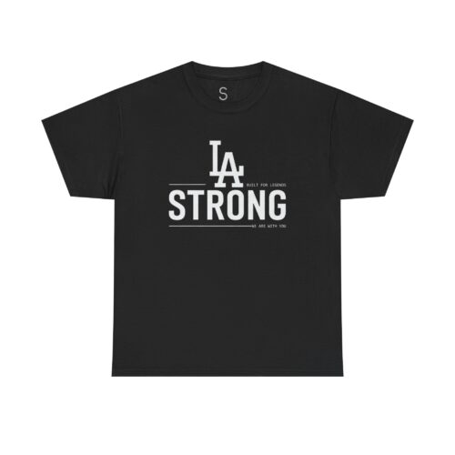 "meta_description": "LA Strong Unisex Tee: The perfect blend of comfort and style for everyone.",