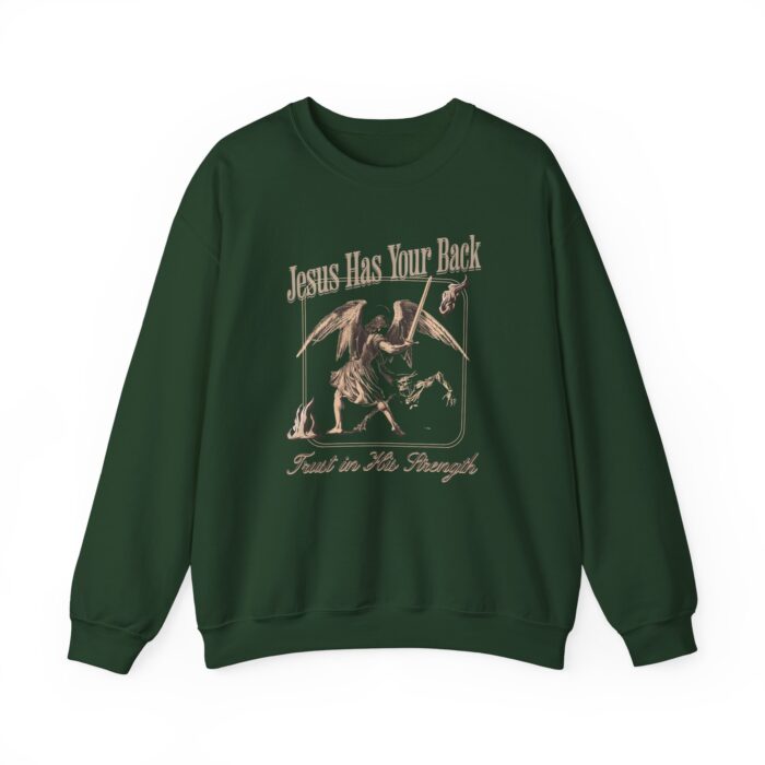 Jeseu has your back Unisex Heavy Blend™ Crewneck Sweatshirt - Image 13