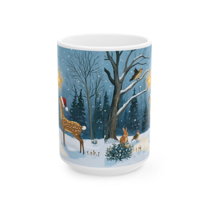 serene winter Ceramic Mug, (11oz, 15oz) - Image 5