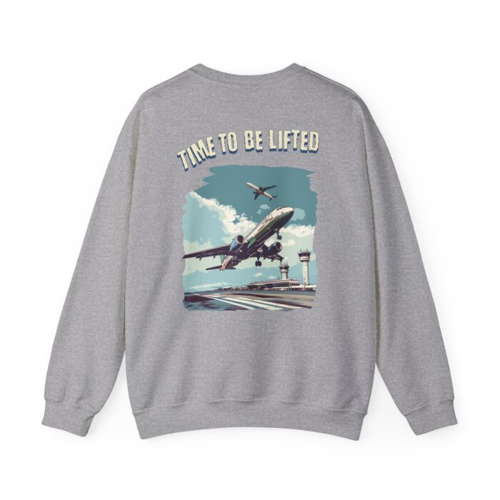 Time to be lifted Unisex Heavy Blend™ Crewneck Sweatshirt - Image 6