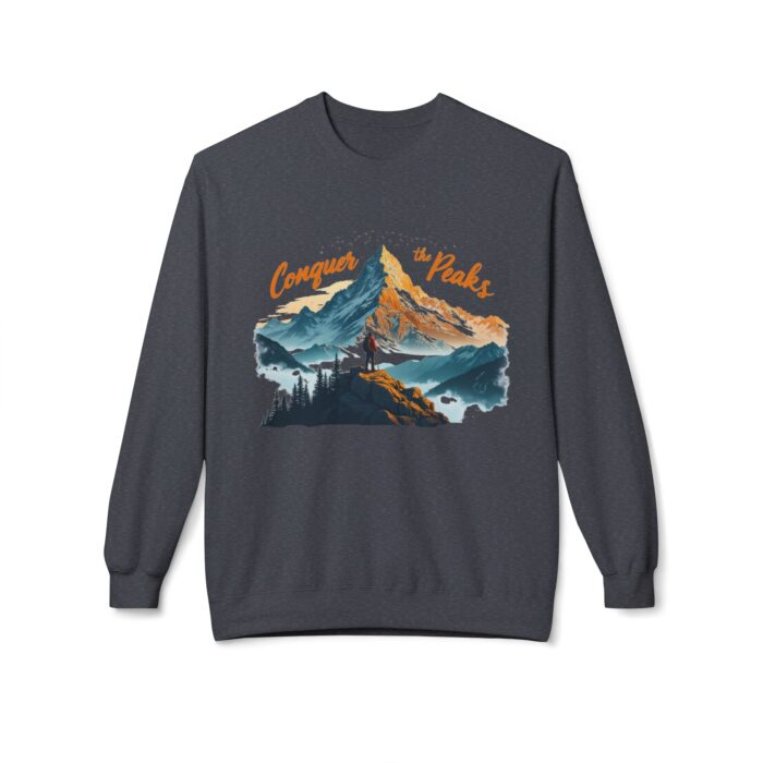 Conquer the peaks Unisex Midweight Softstyle Fleece Crewneck Sweatshirt - Image 25
