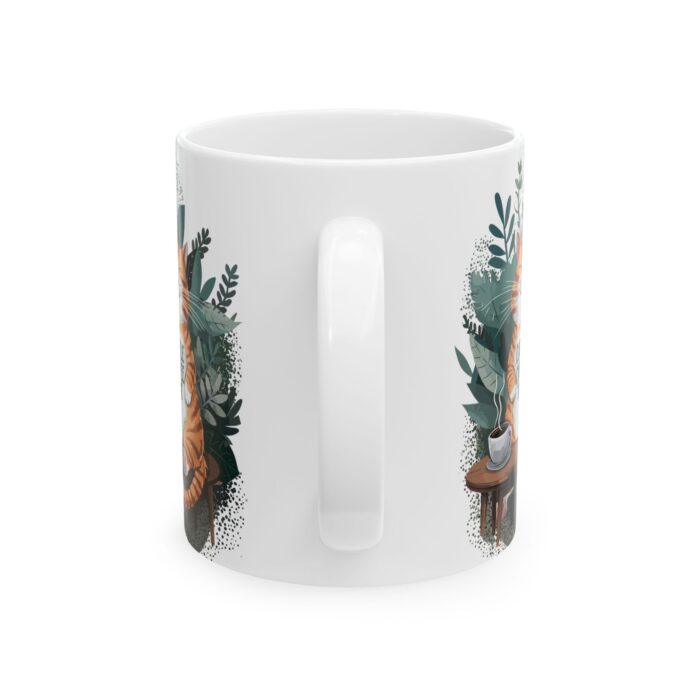 Cat-tle Coffee Time Ceramic Mug, (11oz, 15oz) - Image 3
