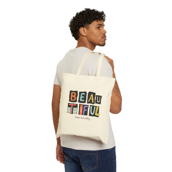 Beautiful Cotton Canvas Tote Bag - Image 3
