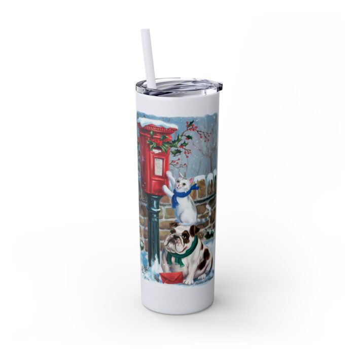 At the postbox Skinny Tumbler with Straw, 20oz - Image 8