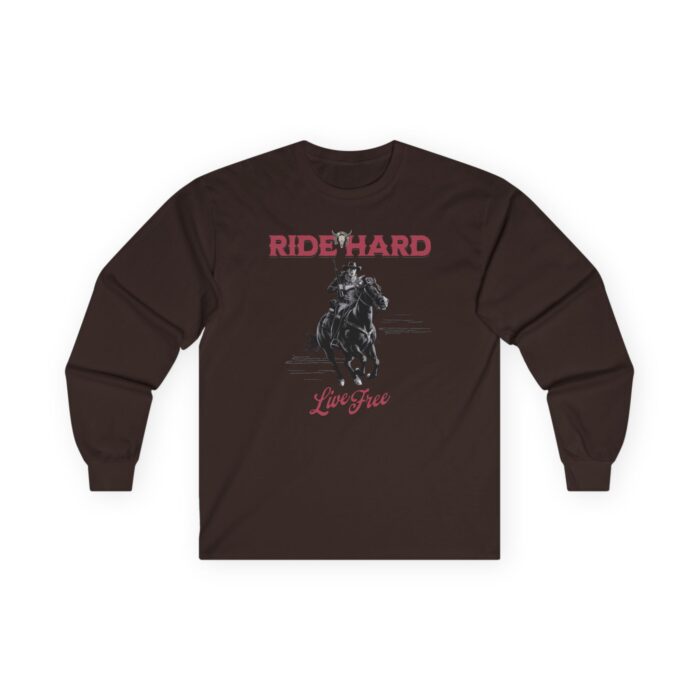 Ride hard Unisex Ultra Cotton Long Sleeve Tee - Image 10