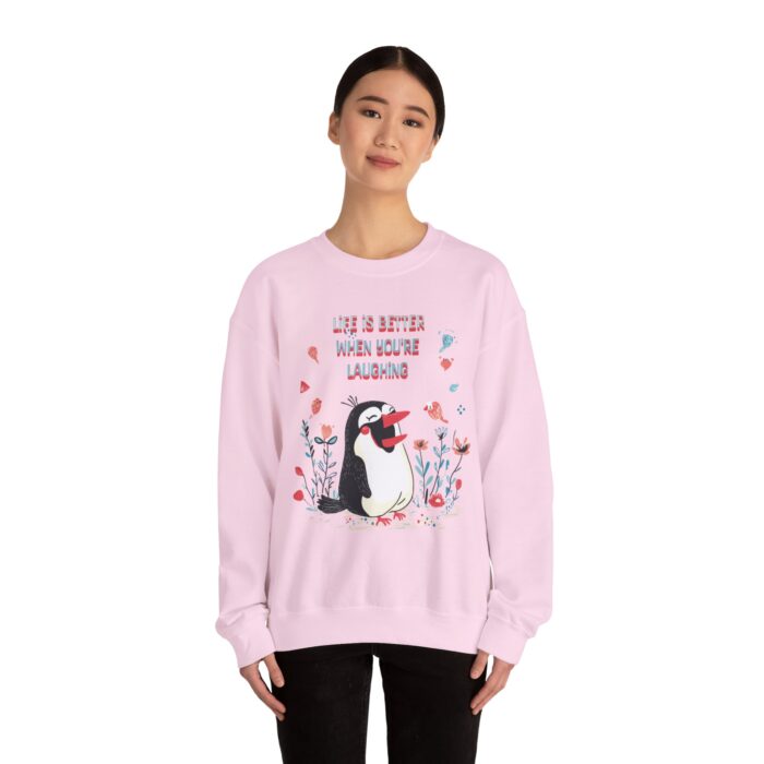 Life is better when you're laughing Unisex Heavy Blend™ Crewneck Sweatshirt - Image 28