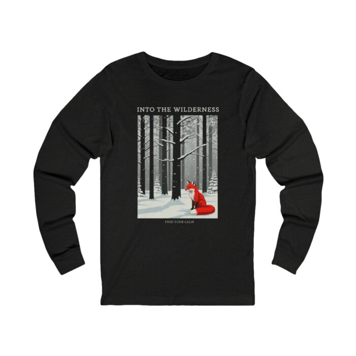 Into the wilderness Unisex Jersey Long Sleeve Tee - Image 3