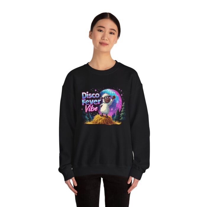 Disco fever vibe Unisex Heavy Blend™ Crewneck Sweatshirt - Image 4