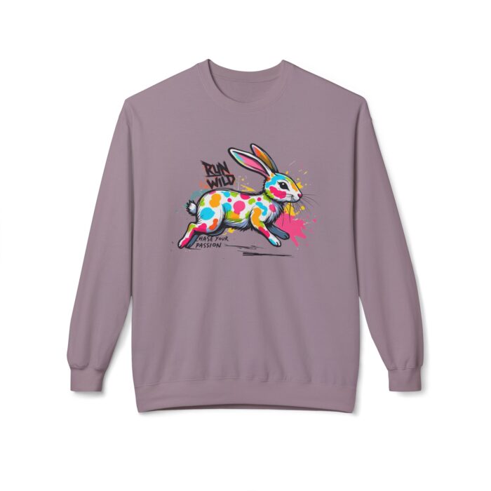 Run wild Unisex Midweight Softstyle Fleece Crewneck Sweatshirt - Image 17