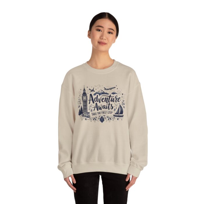 Take the first step Unisex Heavy Blend™ Crewneck Sweatshirt - Image 8