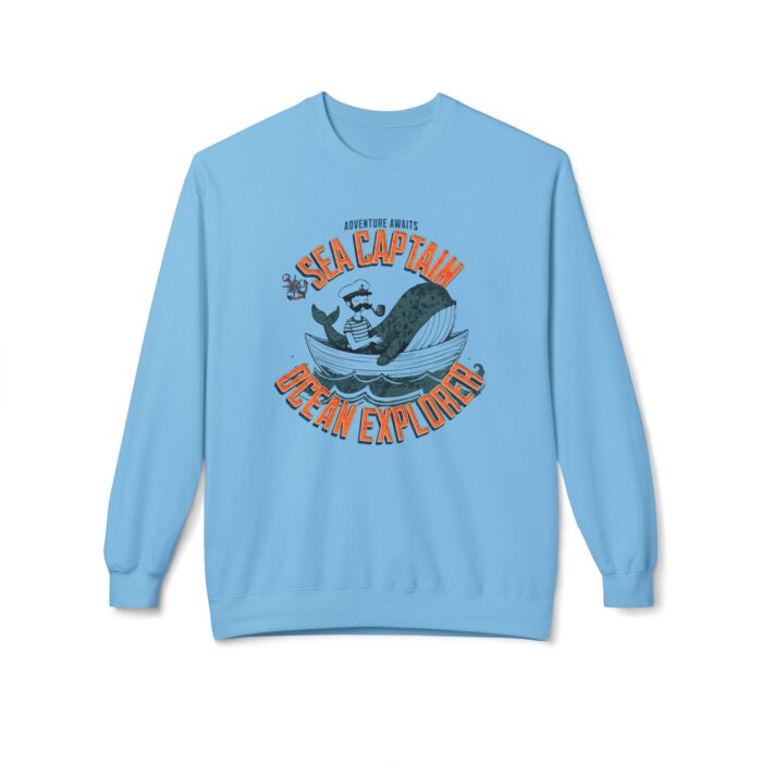 Sea captain Unisex Midweight Softstyle Fleece Crewneck Sweatshirt - Image 13