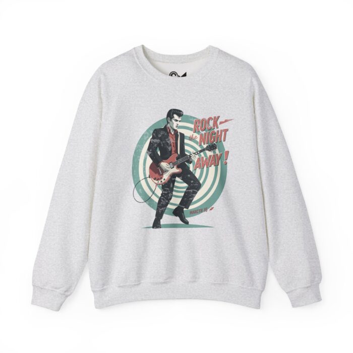 Rock the night Unisex Heavy Blend™ Crewneck Sweatshirt - Image 5