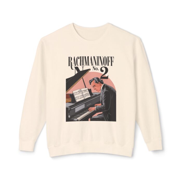Rachmaninoff No. 2 Unisex Lightweight Crewneck Sweatshirt - Image 5